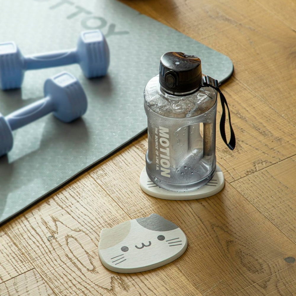 Cute Print Diatomite Coasters | Large Absorbent Diatomaceous Earth Coasters