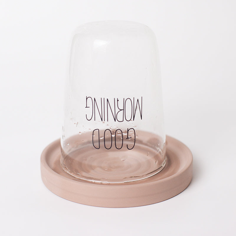 Large Reversible Diatomite Coaster | Double-Sided Absorbent Stone Coaster