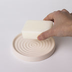 Large Reversible Diatomite Coaster | Double-Sided Absorbent Stone Coaster