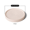 Large Reversible Diatomite Coaster | Double-Sided Absorbent Stone Coaster